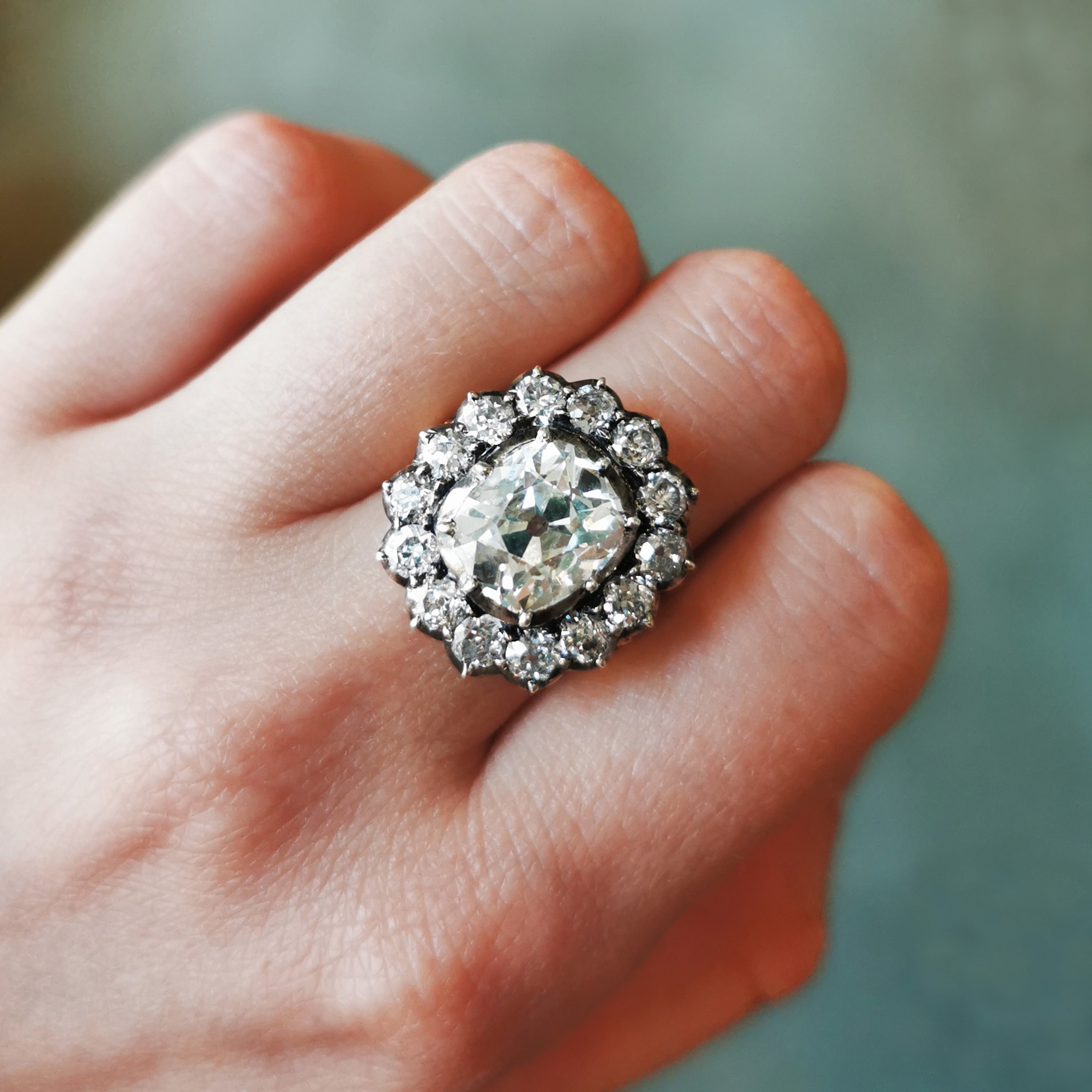 Diamond Cluster Ring - Image 3