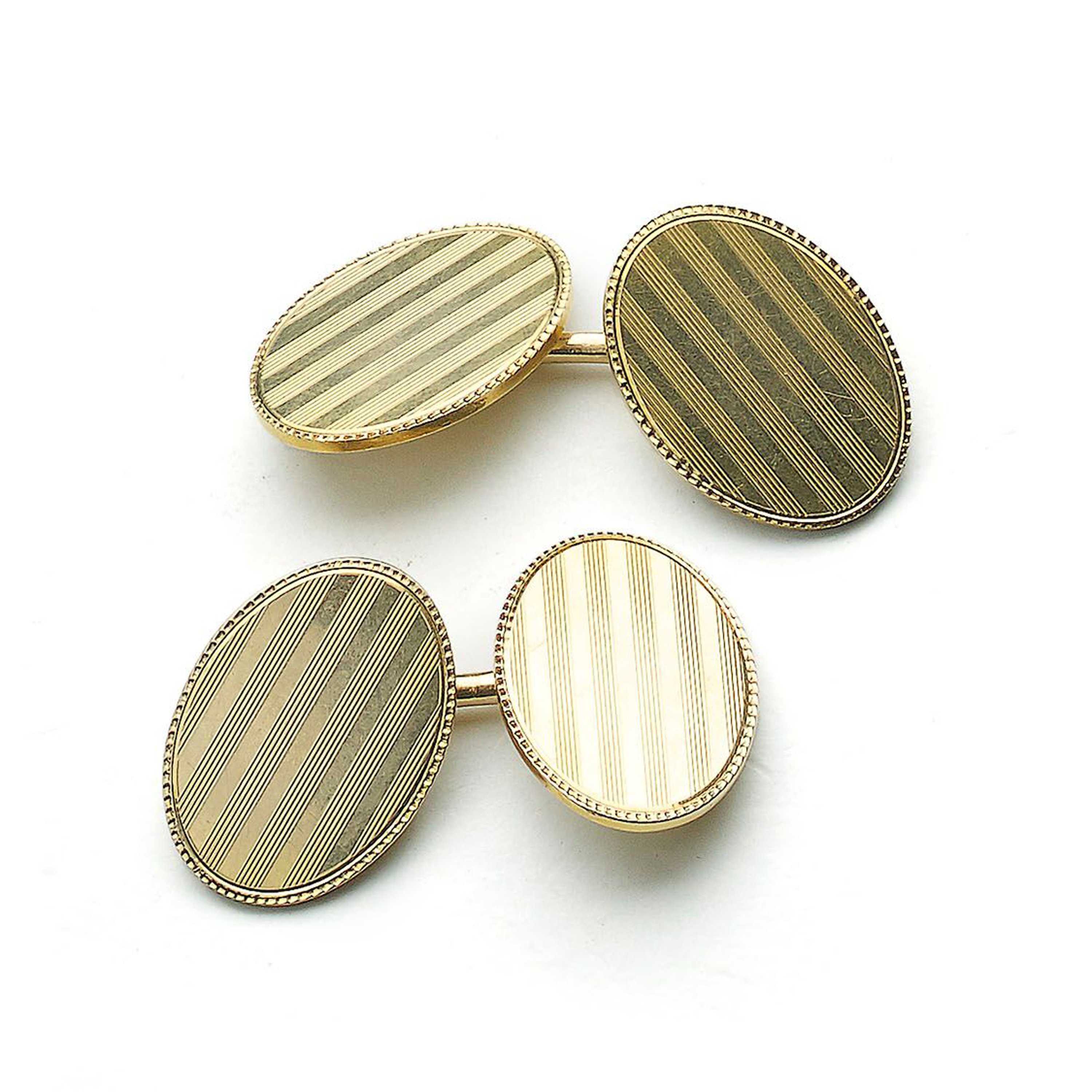 Bailey, Banks & Biddle gold cufflinks