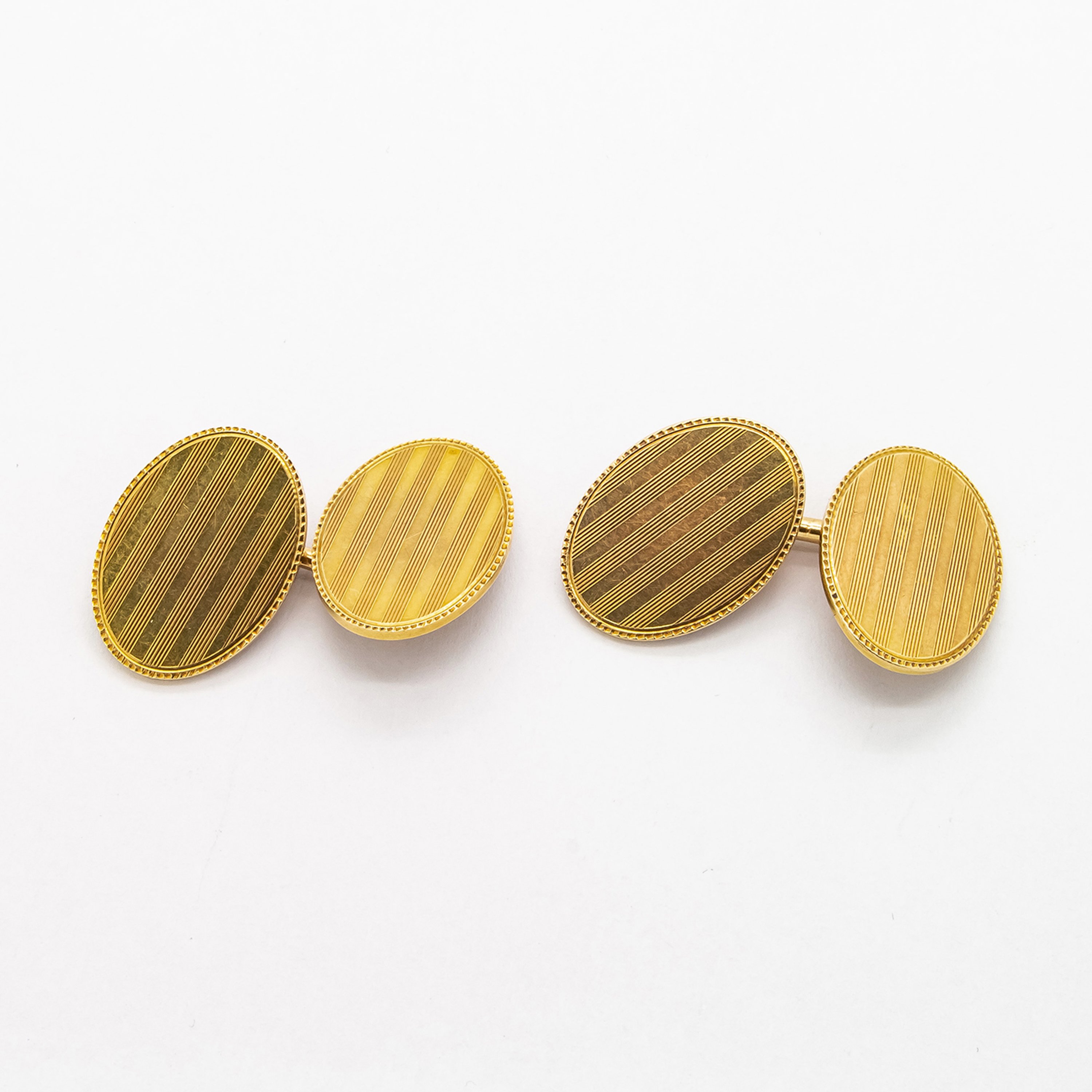 Bailey, Banks & Biddle gold cufflinks - Image 4