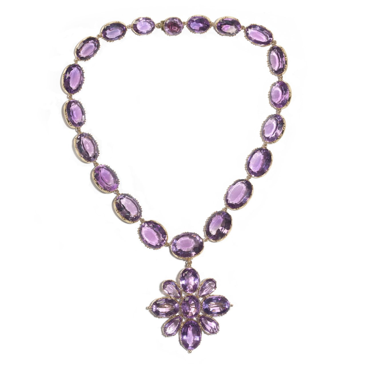 Antique Amethyst Necklace and Pendant SOLD