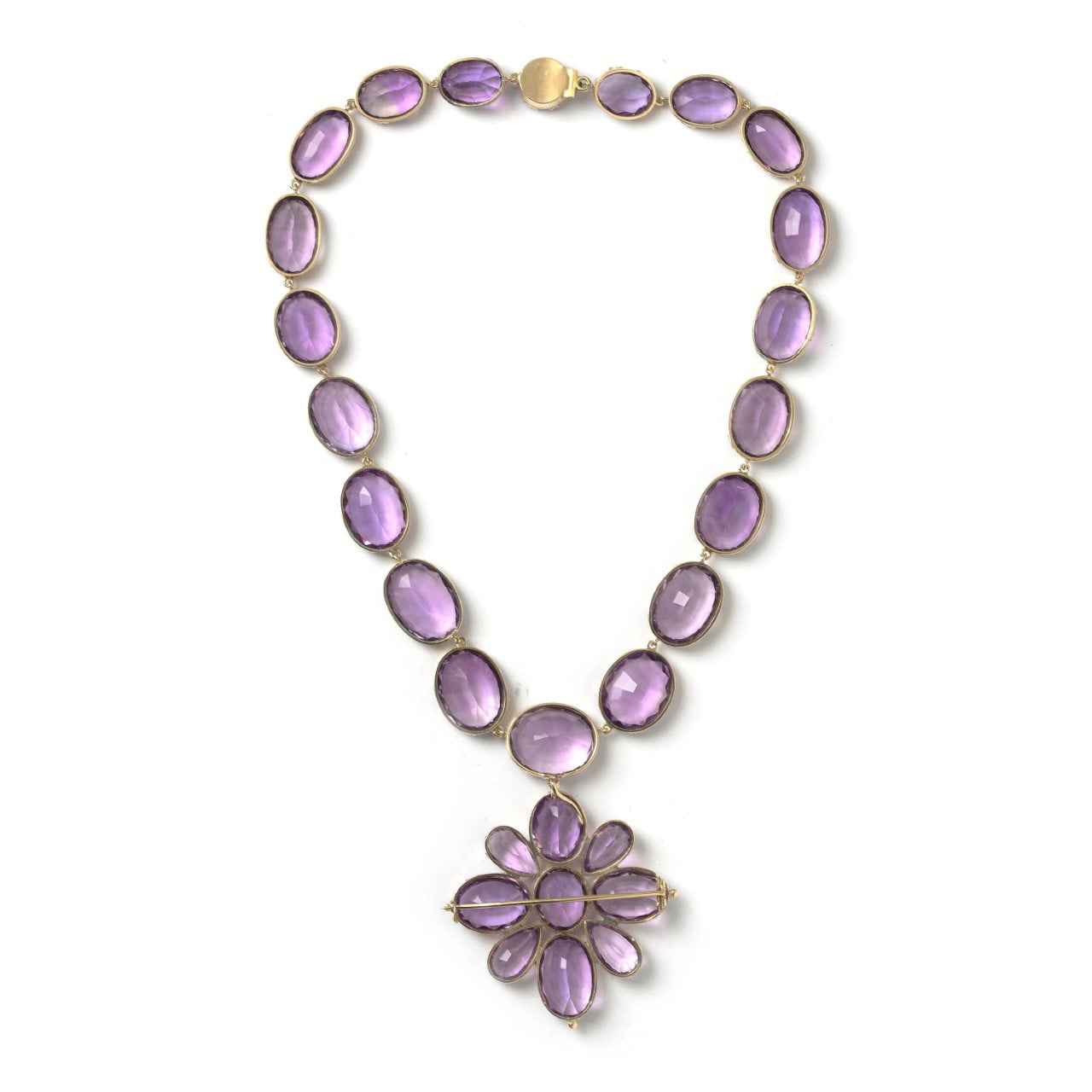 Antique Amethyst Necklace and Pendant SOLD - Image 4