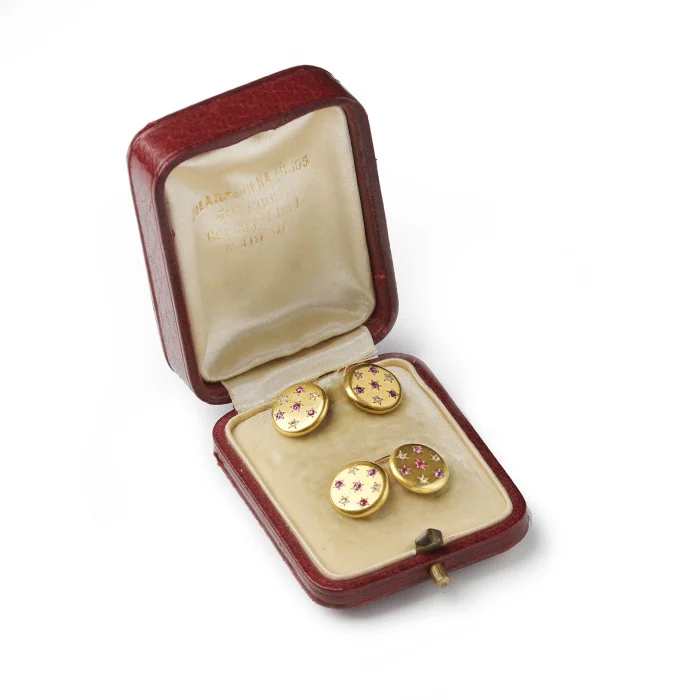 Ruby & Diamond Cufflinks - Image 4