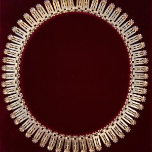 Antique gold Etruscan style necklace